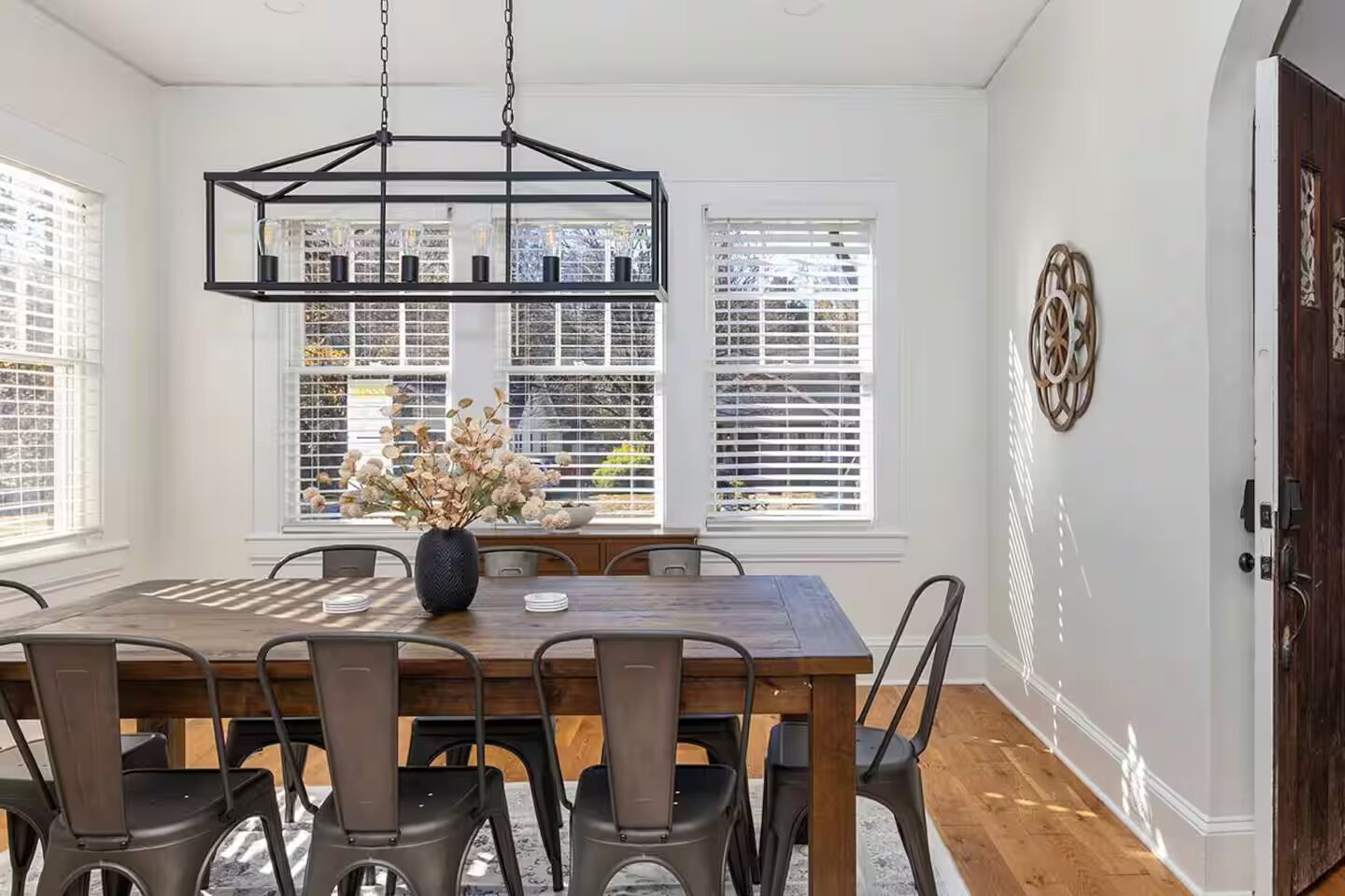 Dining room in the Plaza Midwood Craftsman